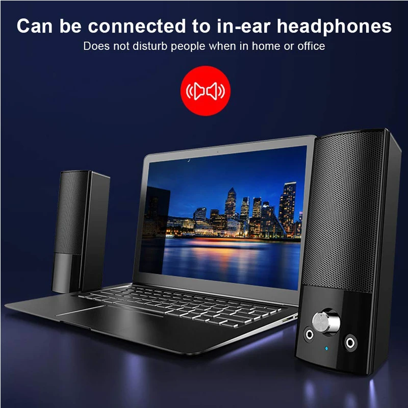 Компьютерная Колонка SADA с bluetooth сабвуфер USB проводная 3 5 мм съемная для ноутбука