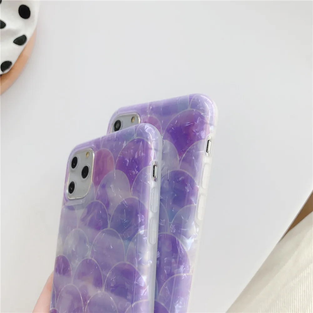 Чехол для Телефона iPhone 7 8 Plus Роскошный Глянцевый гранитный камень мраморная