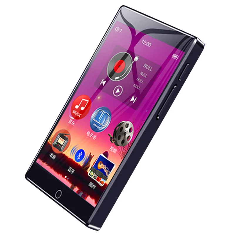 

4 inch Touch Screen Bluetooth5.0 MP4 Player With Built-in Speaker Support FM Radio Recording Video E-book MP3 Player