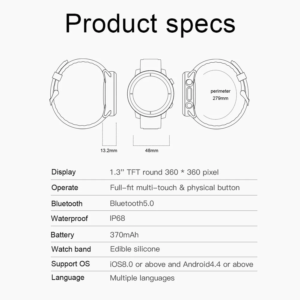 

Women Smart Watch Real-time Weather Forecast Activity Tracker Heart Rate Monitor Sports Ladies Smart Watch Men For Android Ios