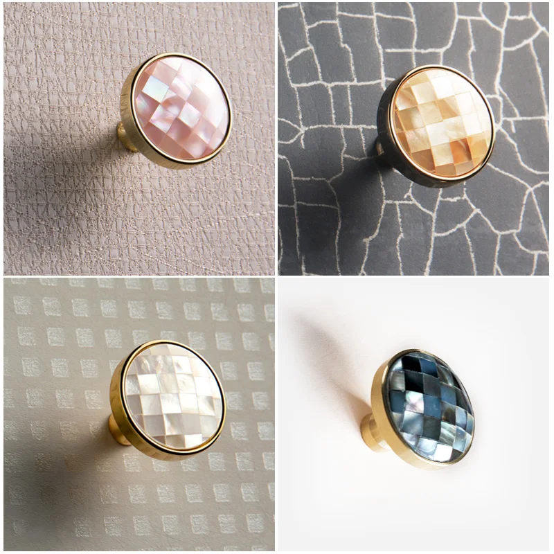 Латунные мебельные ручки в скандинавском стиле для шкафов дверей кухонных