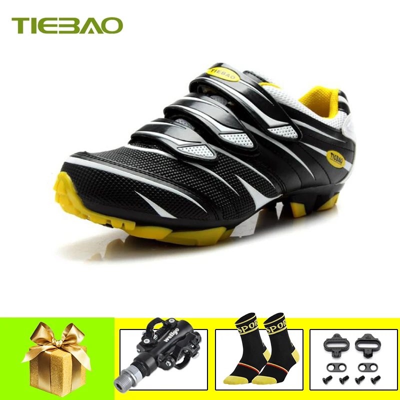 Tiebao Pro велосипедная обувь mtb spd педали горный велосипед для мужчин и женщин zapatillas ciclismo самоблокирующиеся спортивные велосипедные кроссовки - Цвет: pedals for 816A B