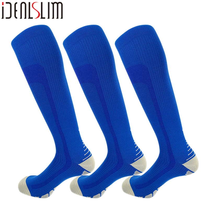 

IDEALSLIM 3 Pairs Compression Knee High Socks Varicose Veins Socks Men Plantar Fasciitis Socks Women Stockings