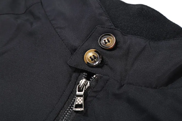 

2021 Spring Jacket Slim Fit Casual Streetwear Zip Up Shirt Jacket O-Neck England Style Casual Mens Fashion Clothing Trends