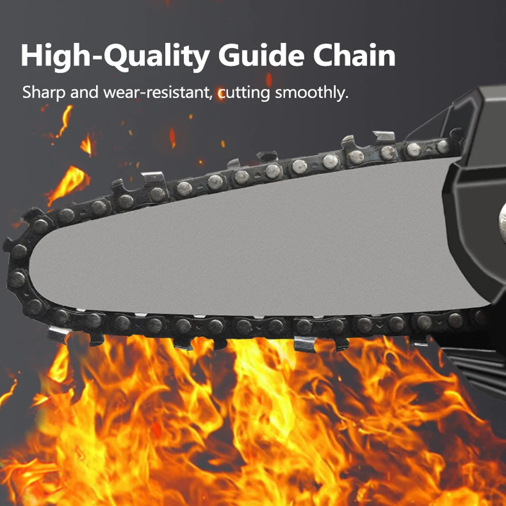 

24V Mini Electric Chainsaw Rechargeable Electric Saw Wood Cutter One-handed Saw Power Tool For Garden Logging With Battery