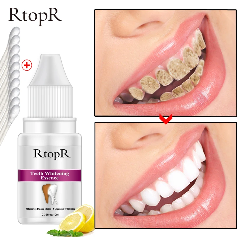 

10ML Teeth Whitening Gel Tooth Cleaning Oral Hygiene Cleaning Remove Plaque Stain Fresh Breath Serum Oral Care Tools TSLM1