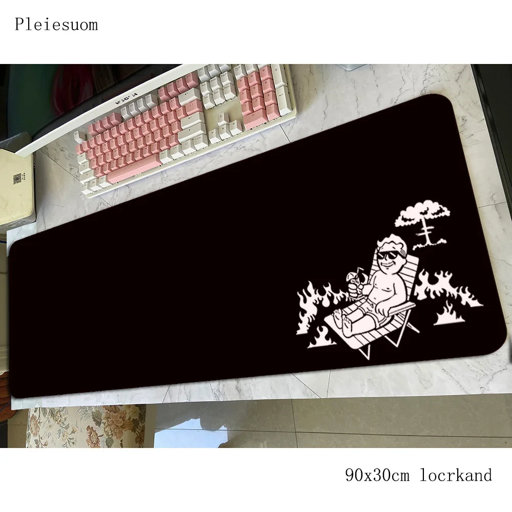 fallout mouse pad 90x30cm gaming mousepad anime home office notbook desk mat Mass pattern padmouse games pc gamer mats | Компьютеры и