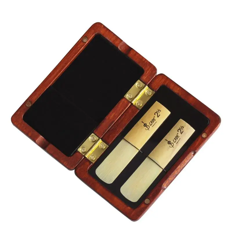 Твердый деревянный чехол для саксофона держатель тенора/альт/Сопрано трости