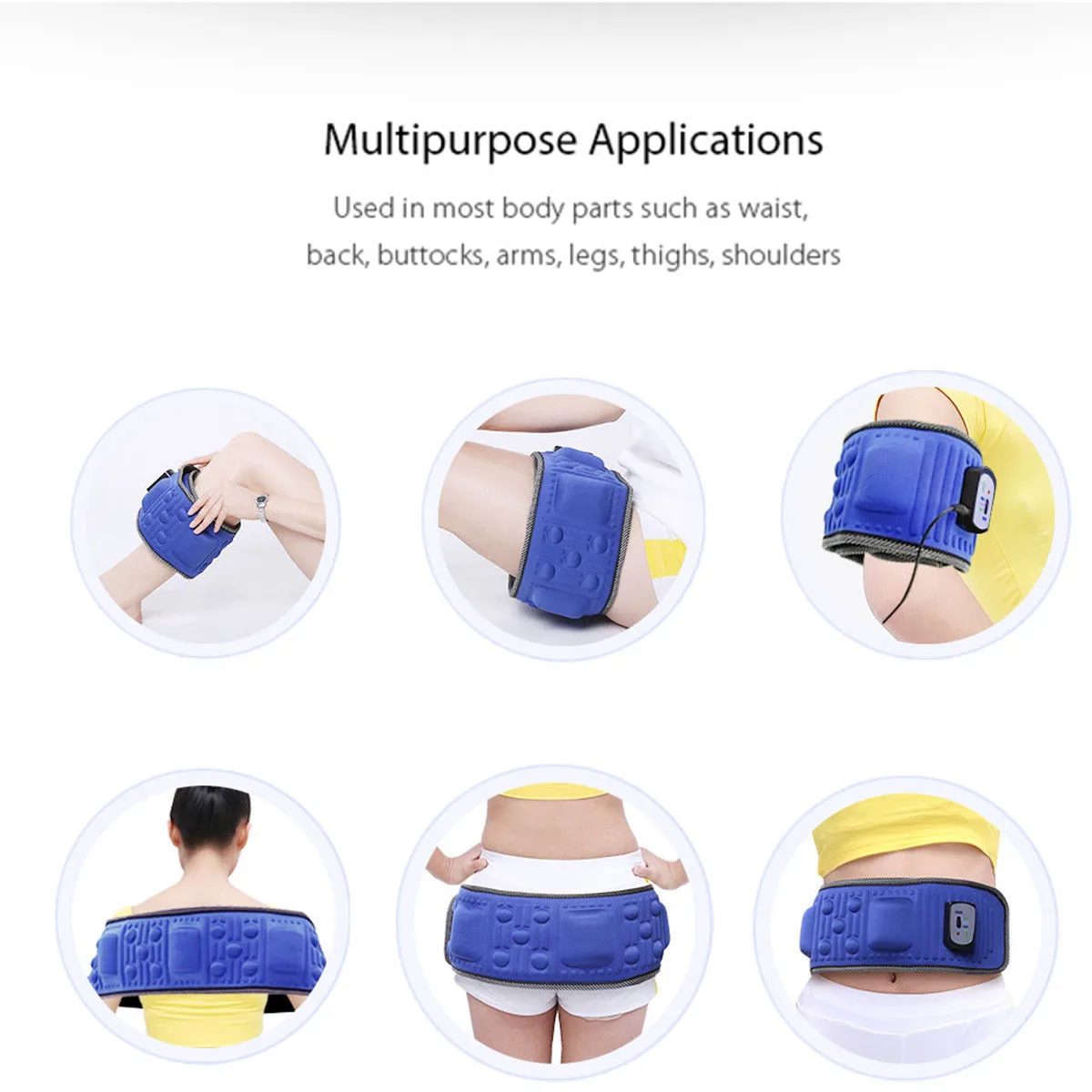 Электрический пояс для похудения фитнес массаж X5 раз вибрация тренажер брюшного