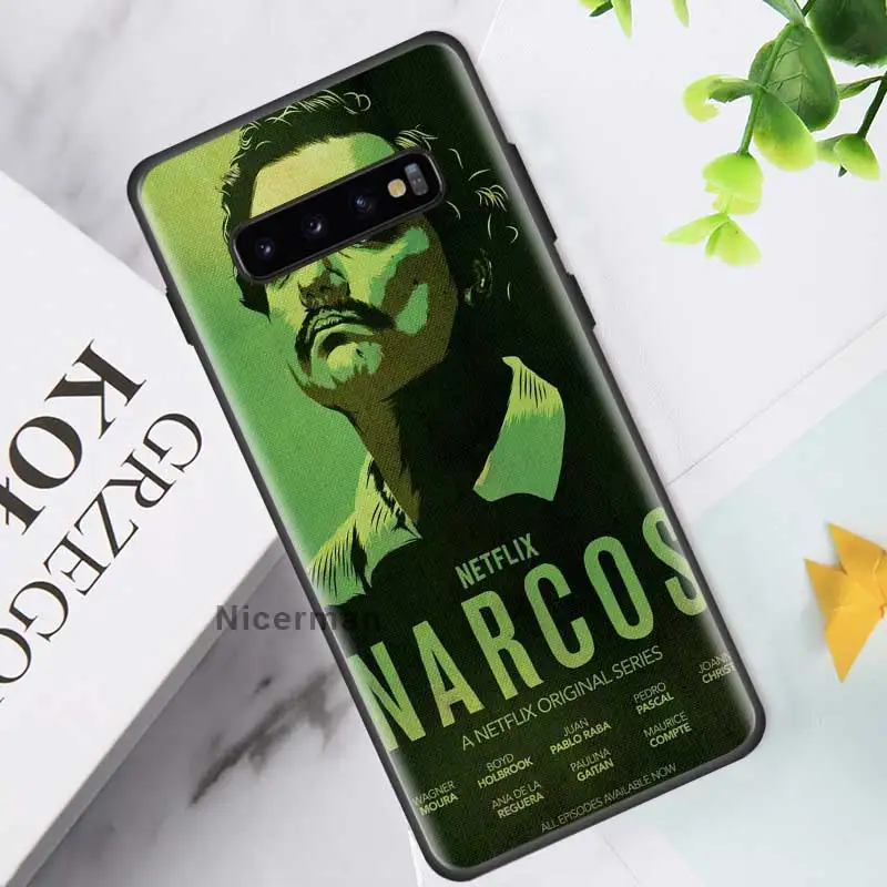 

Narcos TV Series Pablo Escobar Case For Samsung Galaxy S20 S10 5G S8 S9 Plus S10e S7 Note 10 9 8 Black Silicone Phone Coque F