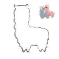 new christmas horse alpaca cookie cutter stainless steel cut candy biscuit mold cooking tools metal cutters mould cookie stamp