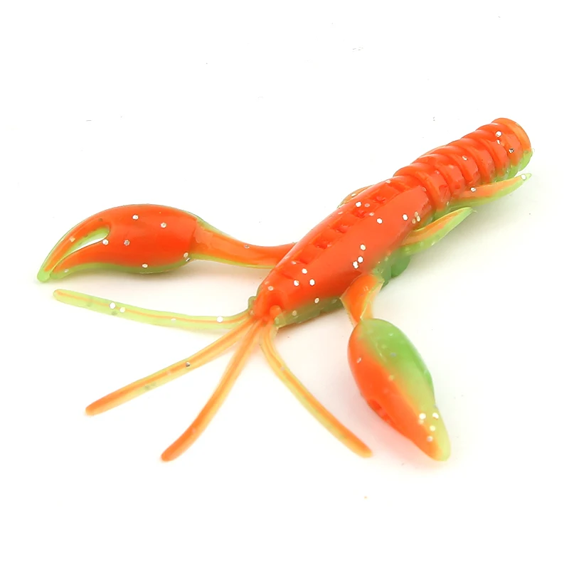 

ARDEA 9pcs Soft Bait 60mm 1.8g Fishing Lure Artificial bait Worm Silicone craws Protein soft shrimp lure