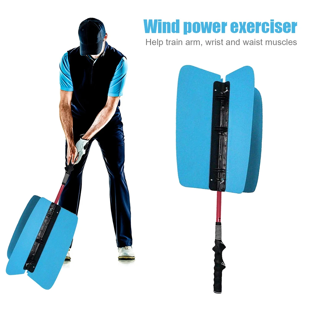 

Golf Speed Practice Training Wind Resistance Trainer Power Pinwheel Swing Fan Speed Practice Training Aid Golf Accessories