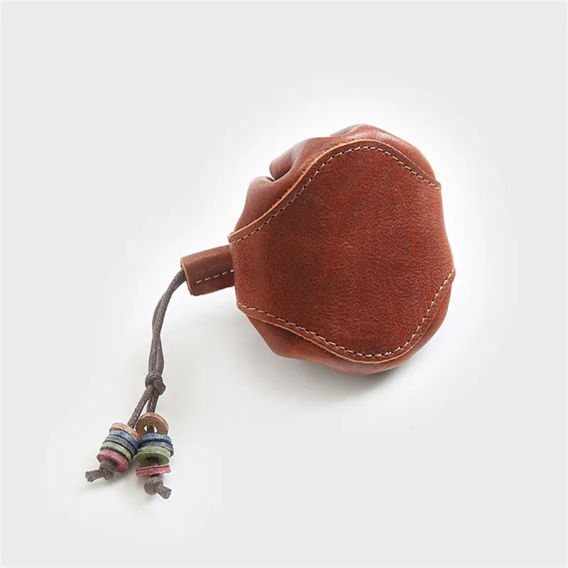 Оригинальный маленький кошелек унисекс из натуральной кожи ручной работы сумка