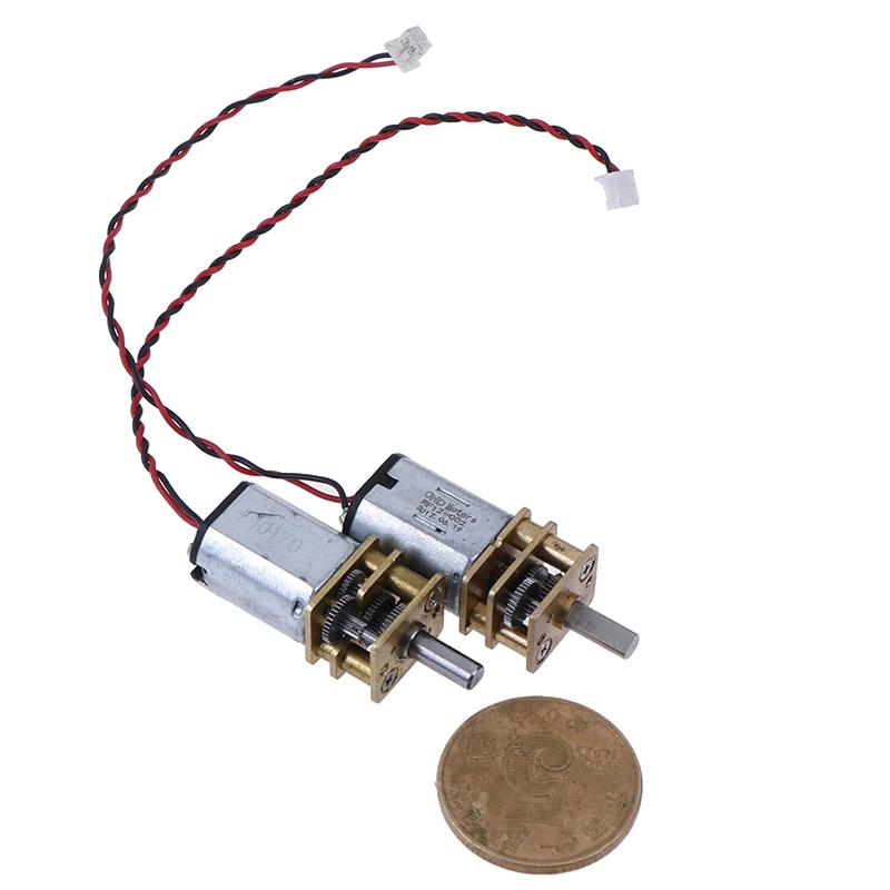 

Hot DC 3V-6V 5V 55rpm Reduction Gearbox Slow Speed Micro N20 Full Metal Gear Motor