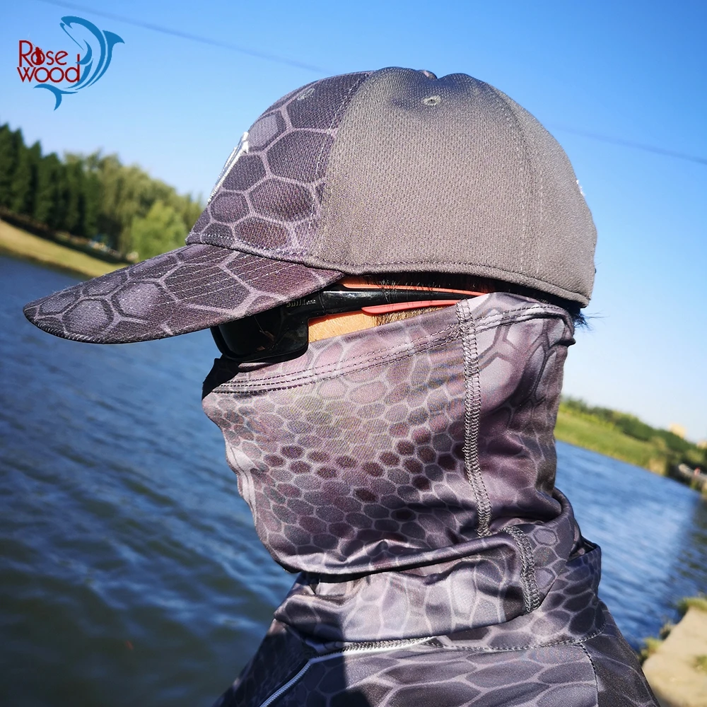 RoseWood Fishing Sun Mask Magic Neck Face Shield Tube Men Women For Outdoor Hiking Cycling Motorcycle Hunting UV Dustproof | Спорт и