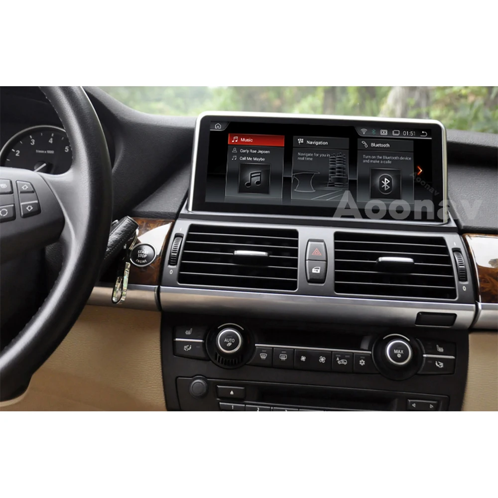 Автомобильная Мультимедийная система 256 ГБ android 11 Snapdragon 662 2din для BMW X5 E70 F15 X6 F16 E71