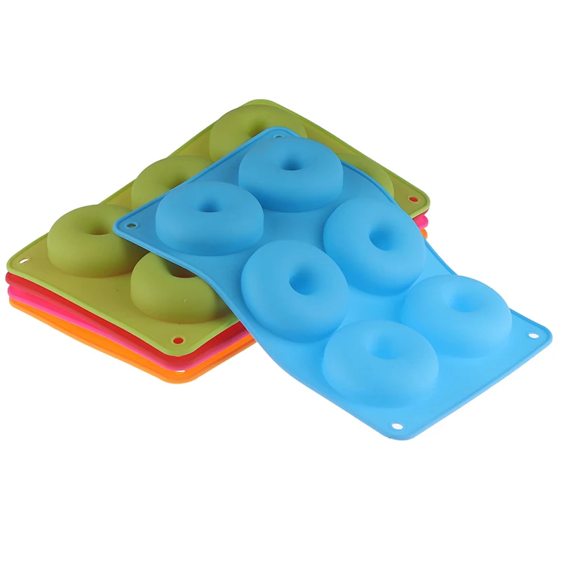 DIY Doughnut Cake Silicone Bakeware Moulds Donut Baking Pan Handmade Set and Decorating Tools | Дом и сад