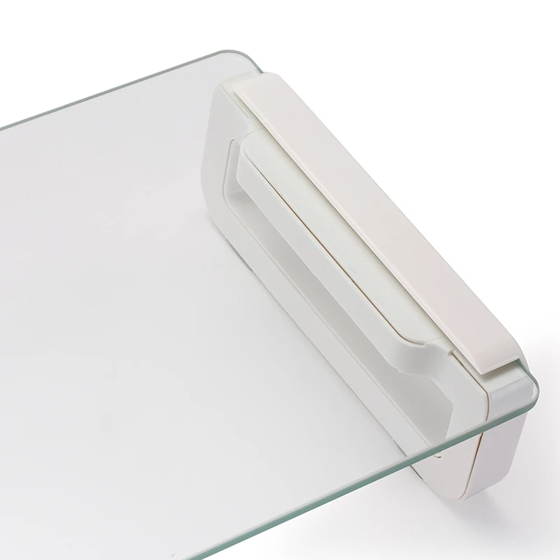 Monitor Stand Base Notebook Stand Tempered Glass Desktop Increase Rack 4-Port USB 3.0 Hub with USB Cable