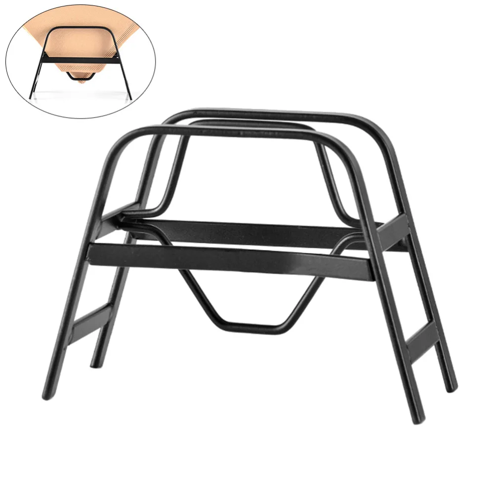 

Metal Coffee Filter Holder Filter Paper Dispenser Rack Square Cone-shaped Papers Base (Black)