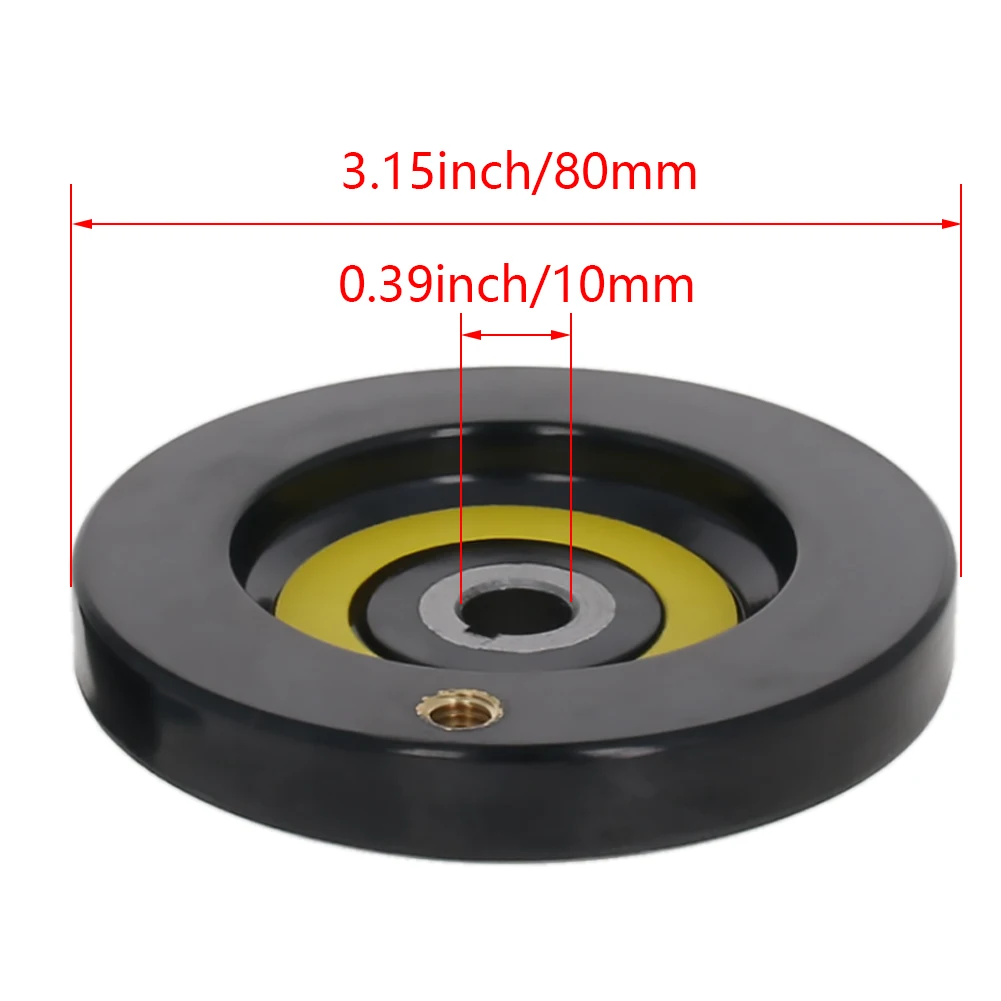 Hot 1pcs/2pcs Back Ripple Hand Wheel 8~18mm Central Hole Diameter Machine Accessories Machining For Lathe Milling Tools |