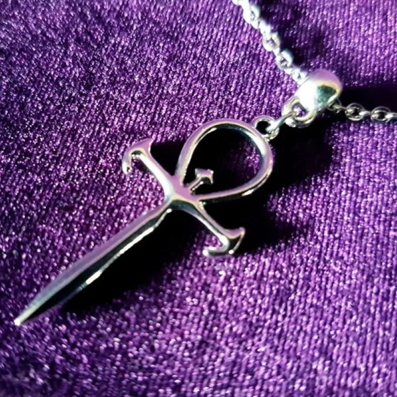 Анкх вампира стеклянный Готический заказ Дракулы символ носерату Египетский