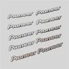 10 шт.партия, алюминиевые 3D-Наклейки для динамиков Hi-Fi