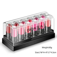 12pcs set lipsticks long lasting mini lipstick lip gloss cream moisturizing beauty lip stick sexy color fashion lip makeup 45g