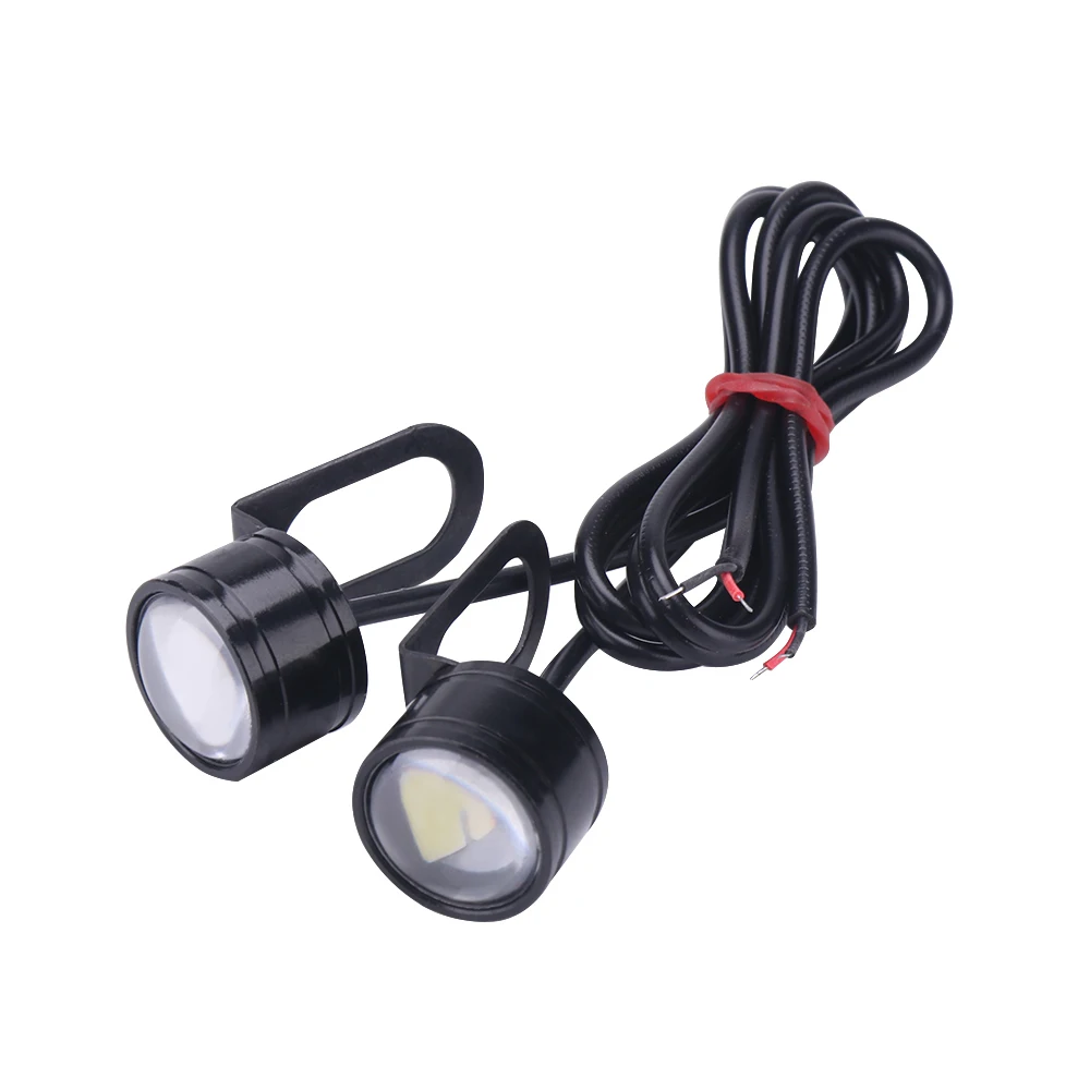 

2pcs DC 12V 5W Eagle Eye LED 20mm Hawkeye Reverse Backup Light DRL Daytime Running Light Signal Bulb Fog Lamp for Motorcycle Car