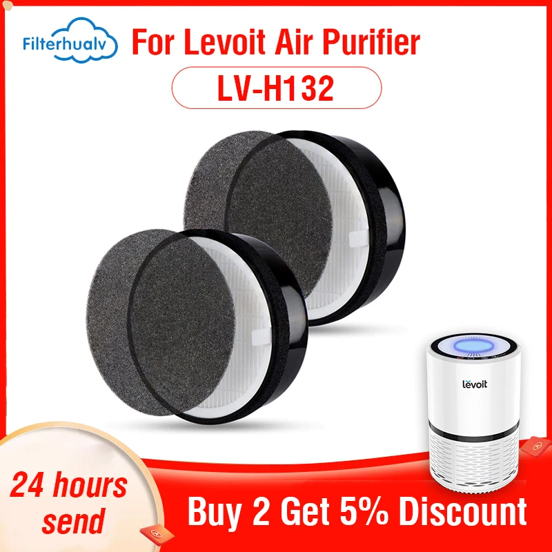 

PM2.5 Hepa Filter for Levoit Air Purifier LV-H132 Levoit Activated Carbon Filter LV-H132 Levoit Air Purifier Filter LV-H132