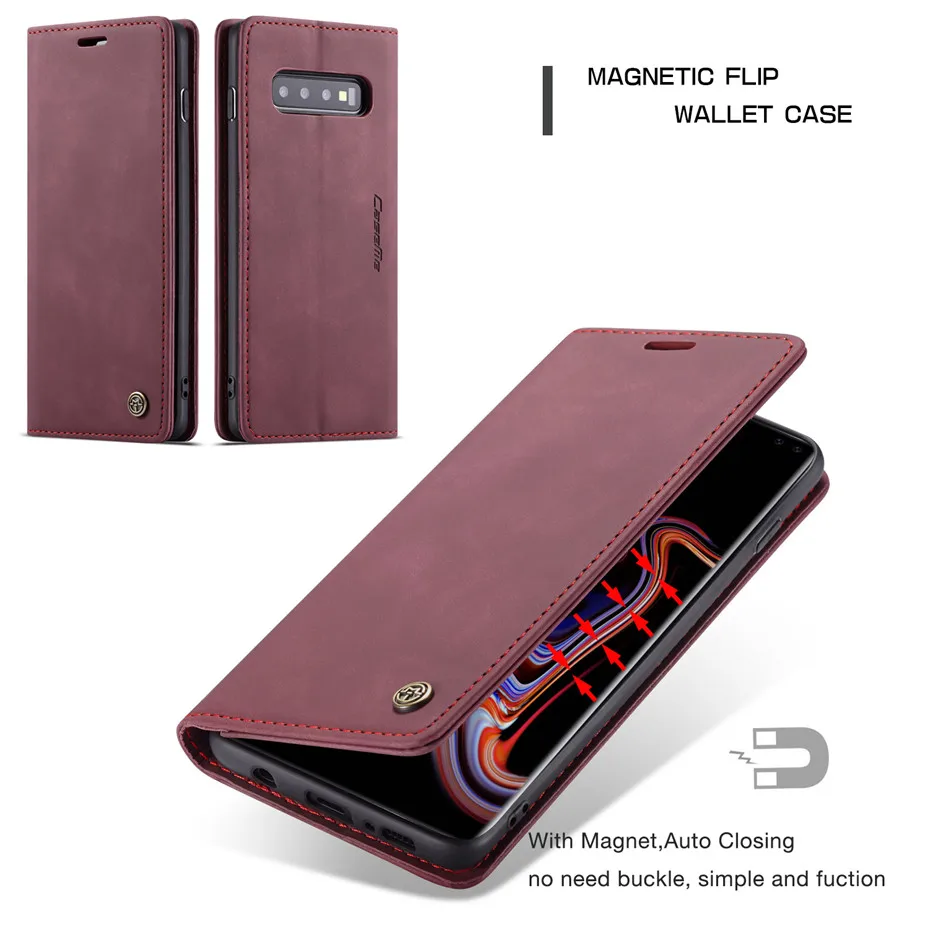 Роскошный стильный чехол для телефона samsung S8 S9 S10 Plus S10E чехол с отделением для Карт Подставка для samsung A50 A70 M10 M20 чехол
