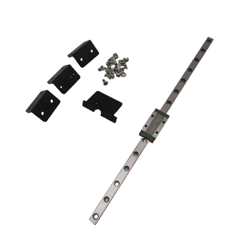 funssor 1set upgrade kit creality ender 3 v2 3d printer x axis mgn9h linear rail for creality ender 3 v2 3d printer linear mod free global shipping
