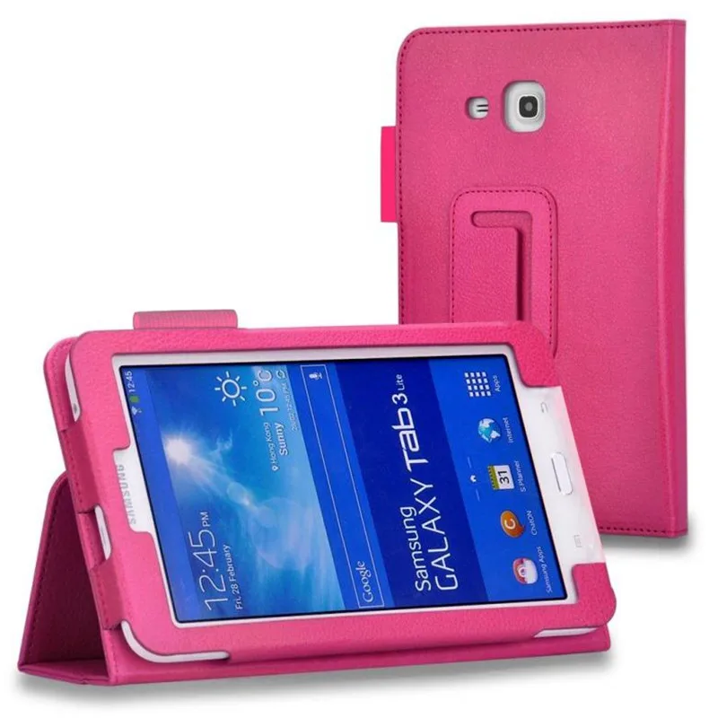 Чехол для Samsung Galaxy Tab 3 Lite 7 0 T110 T111 чехол планшета Licheen искусственная кожа Магнитный