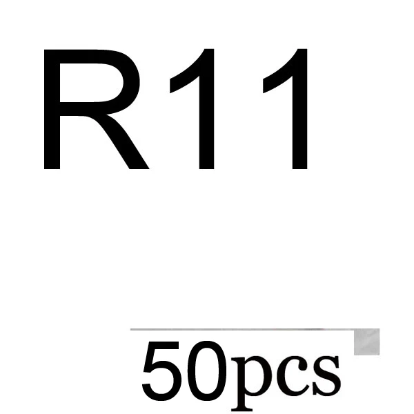50p 3R 5R 7R 9R 17R 19R 21R иглы для татуажа полуперманентный макияж микроблейдинг лезвие ручная ручка тумана иглы аксессуары для татуажа поставка - Габаритные размеры: R11 50pcs
