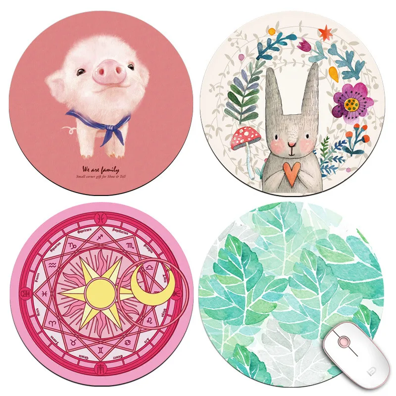 1 шт. резиновый коврик для мыши с рисунком животных|Коврики мышей| |