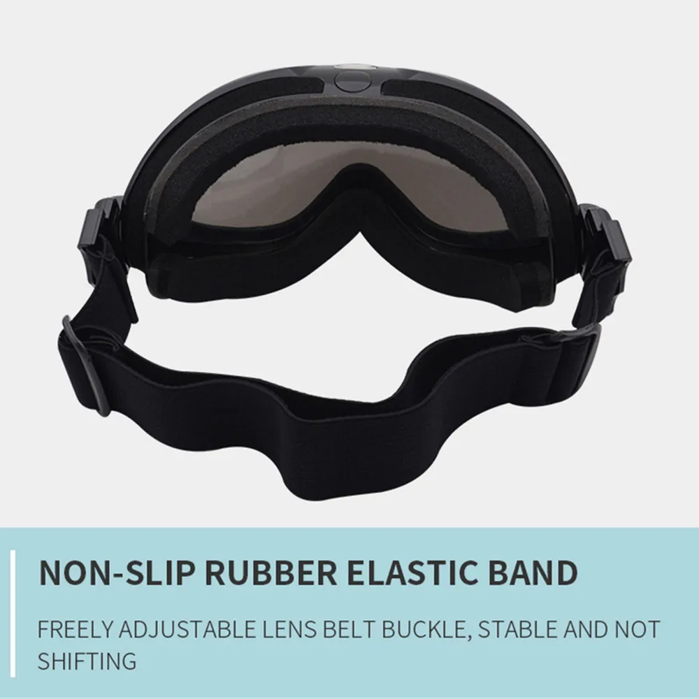 

TPU Elastic Frame Double PC Lens Anti-Fog Ski Goggles Snow Blindness Prevention Ultraviolet Proof Glare-Free Myopia MSSG7012