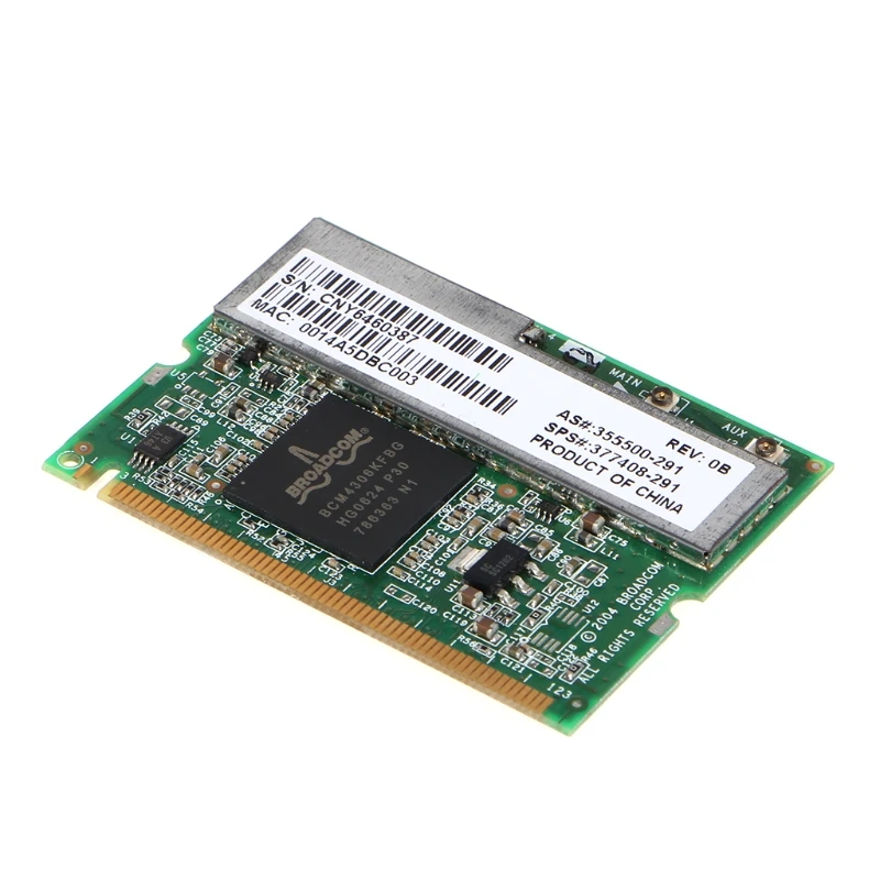 54 Мбит/с 2,4 ГГц 802.11b/g Мини PCI беспроводная WiFi карта для hp/для DELL/для TOSHIBA/для ACER/для ASUS