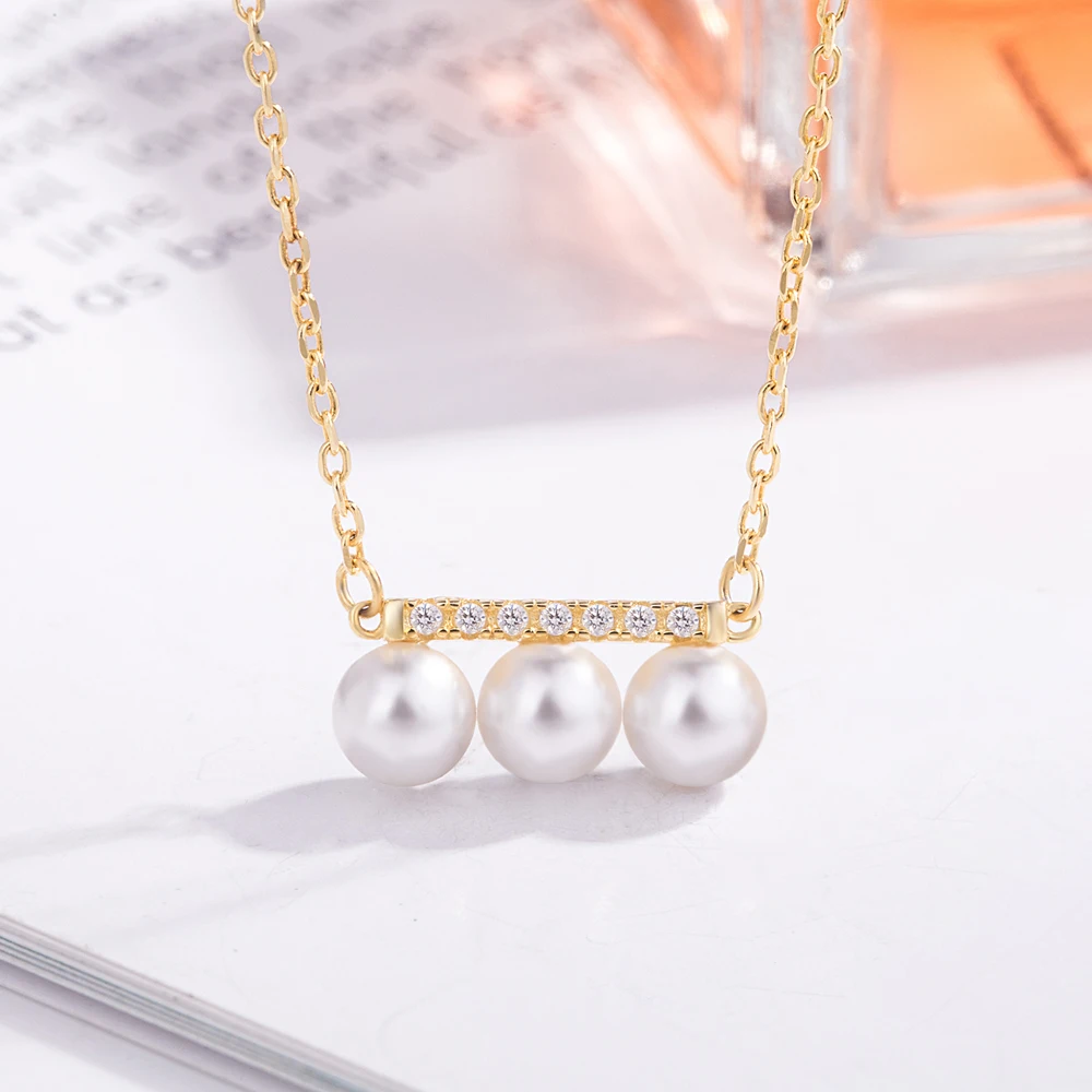 Женский чокер из серебра 100% пробы с жемчугом|Ожерелья| |