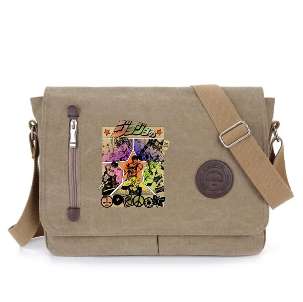 

JoJo's Bizarre Adventureshoulder bag student bookbag Messenger Bags for Teens Boys Crossbodybag men Women Travel Shoulder Bags