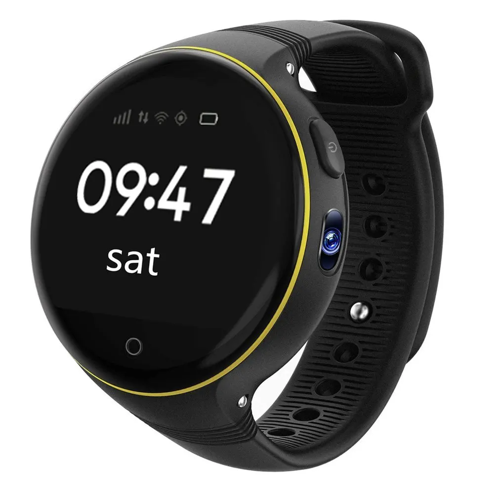 S668 Детские умные часы водонепроницаемые наручные с круглым экраном