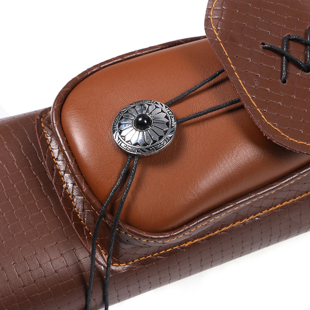 

2020 NEW Traditional Shoulder Back Quiver Bow Leather Arrow Holder with Large Pouch Handmade Straps Portable Hang Type Bag