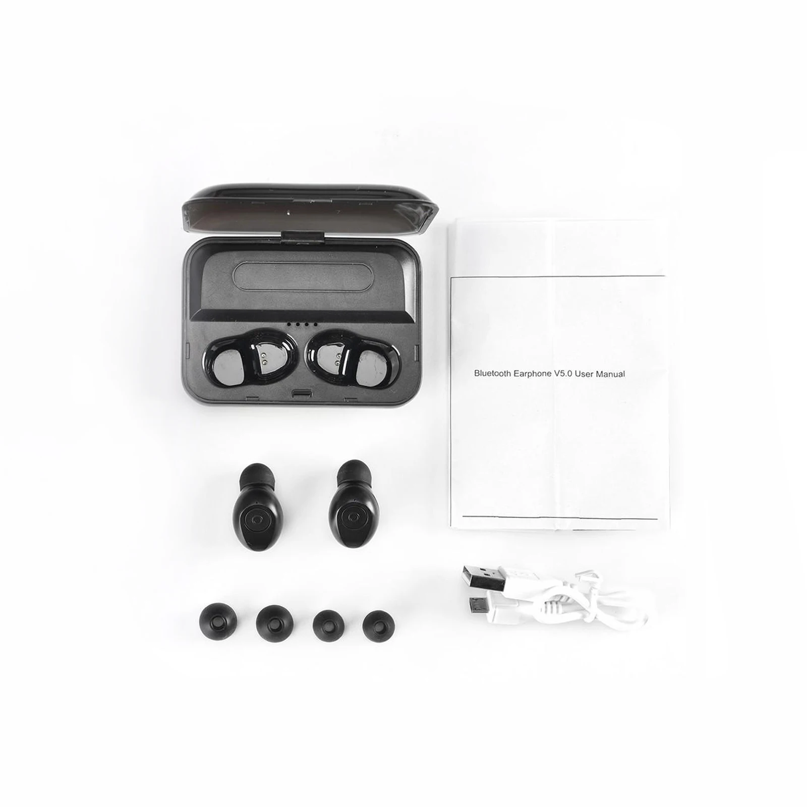 TWS стереонаушники F9 с поддержкой Bluetooth и микрофоном 1300 мАч|Наушники гарнитуры| |