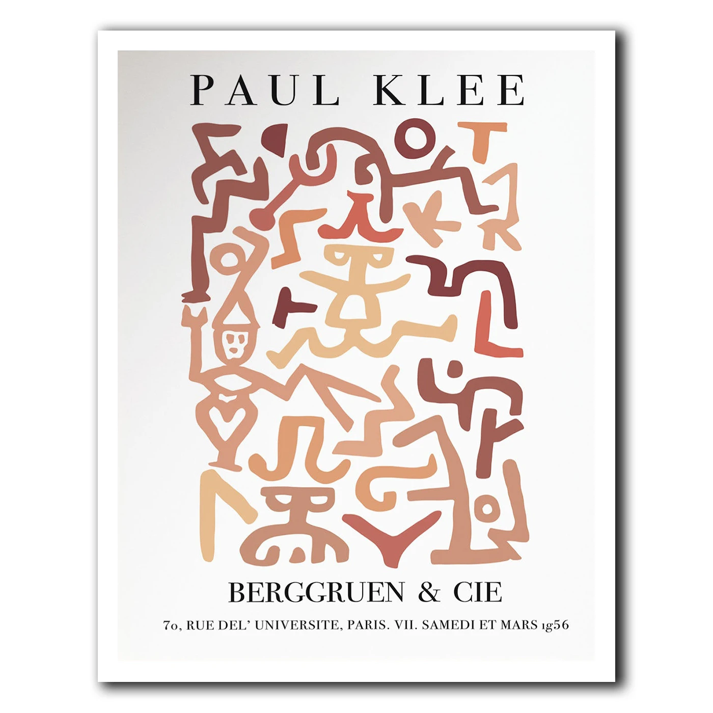 

Pastel Tones Paul Klee Exhibition Print, Gallery Wall Art, Paul Klee Wall Art, Print Wall Art, Mid Century Wall Art Print