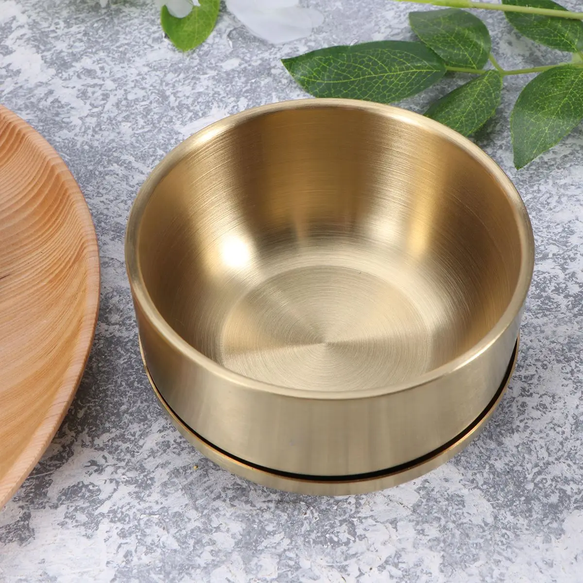 Миска из нержавеющей стали изолированная чаша с двойными стенками и крышкой