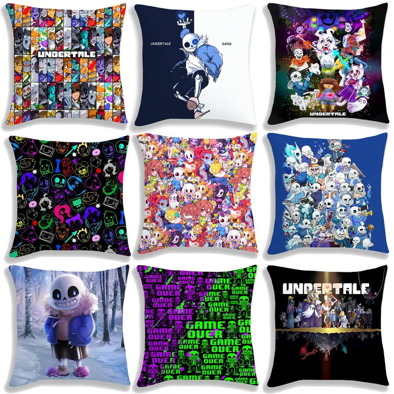 Наволочка для подушки UNDERTALE Sans And Papyrus 45 см наволочка с аниме рисунком мальчиков и
