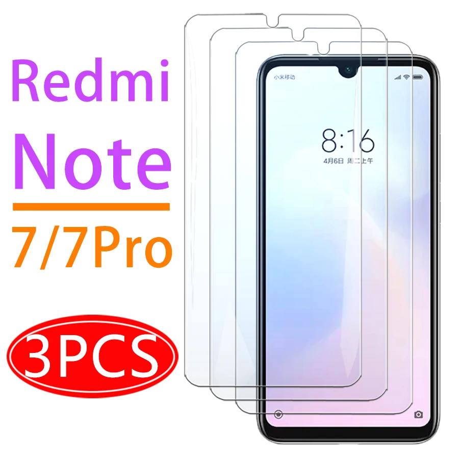 1-3 шт. Защитное стекло для xiaomi Redmi note 7 pro | Мобильные телефоны и аксессуары