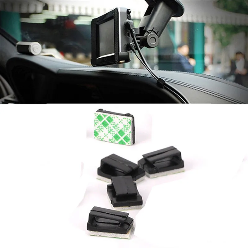 10 шт./пакет Портативный Модное Новое высококачественное женское самоклеящаяся автомобильных проводов