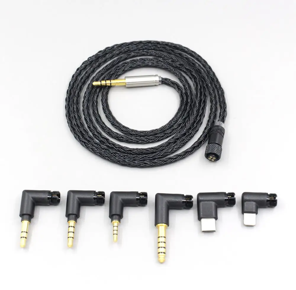 LN006947 16 ядер Черный OCC Awesome все в 1 разъем кабель для наушников Denon AH-mm400 AH-mm300 Beats solo2