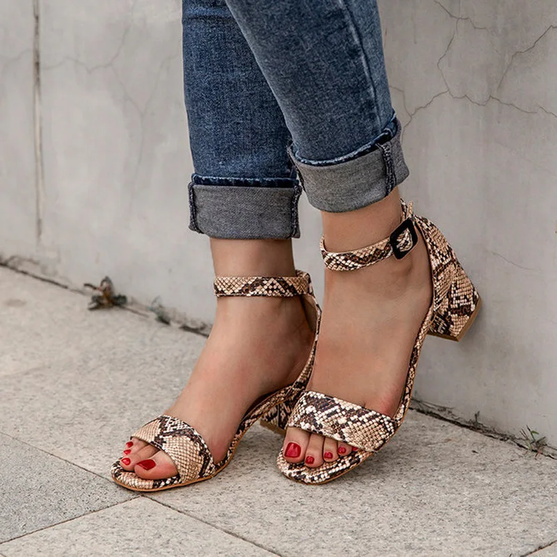 

New Women Pumps Sandals Summer Open Toe High Heels Low Block Heel Shoes Ankle Strap High Gladiator Sandals Wedges Mules 35-43