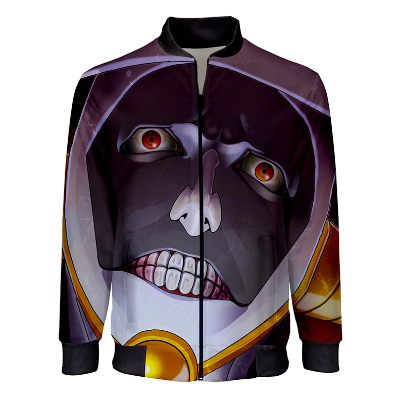 

New Fashion Anime Jackets Men Casual Bleach 3D Printed Stand Collar Long Sleeve Zipper Bomber Jacket Male Harajuku Clothes Coat